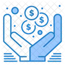 Inversión de dinero  Icono