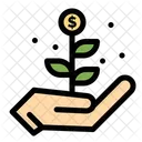 Inversión de dinero  Icono