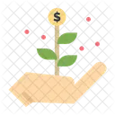 Inversión de dinero  Icono
