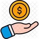 Inversión de dinero  Icono