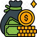 Inversión de dinero  Icono