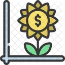 Inversión de dinero  Icono