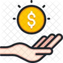 Inversión de dinero  Icono