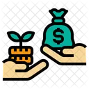 Inversión de dinero  Icono