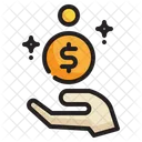 Inversion De Dinero Inversion Financiera Inversion En Dolares Icono