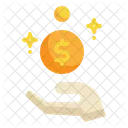 Inversion De Dinero Inversion Financiera Inversion En Dolares Icono