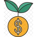 Inversión de dinero  Icono