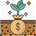 Inversión de dinero  Icono