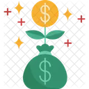 Inversión de dinero  Icono