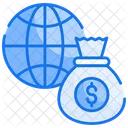 Inversion Global Finanzas Grafico Icono