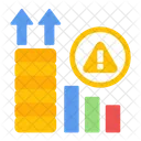 Gestion De Riesgos Grafico Transaccion Icon