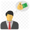 Inversionista Empresario Icono