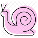 Invertebrate Color Shadow Line Icon 아이콘