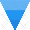 Inverted Pyramid Infographic Icon
