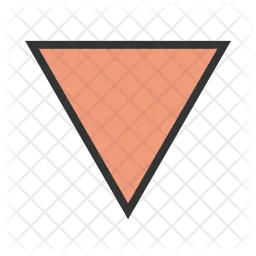 Inverted triangle  Icon