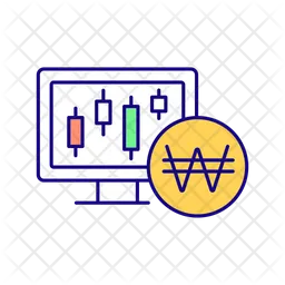 Invertir dinero en acciones de Corea del Sur  Icono
