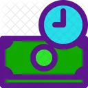 Invest Time Banking Icon