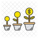 Invest Growth Currency Icon