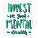 Invest in your mental health  Icon