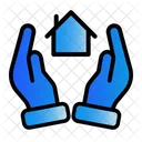 Hand House Safe Icon