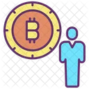 Negocio Investidor Bitcoin Corretor Icon