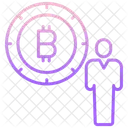 Negocio Investidor Bitcoin Corretor Icon