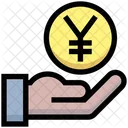 Investieren Geld Yen Symbol