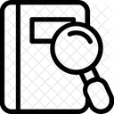 Investigacion Enciclopedia Busqueda Icono