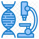 Investigación de adn  Icono