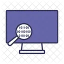 Investigacion Binaria Codigo Binario Binario Icono