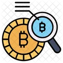 Bitcoin Investigacion Criptomoneda Icono