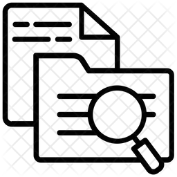 Investigación de datos  Icono