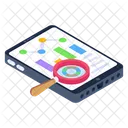 Analisis De Datos Estadisticas De Datos Investigacion De Datos Icono
