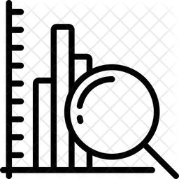 Investigación de gráficos de barras  Icono