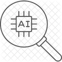 Ai Research Thinline Icono Icono