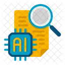 Investigacion De IA Inteligencia Artificial IA Icono