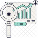 Investigacion De Mercado Analisis De Mercado Analisis Icono