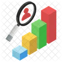 Investigacion De Datos Analisis De Mercado Investigacion De Mercado Icono
