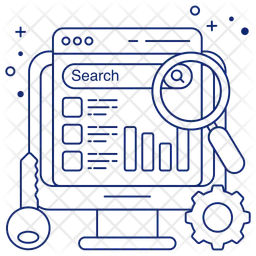 Investigación de palabras clave  Icono