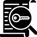 Investigación de palabras clave  Icono