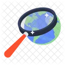Investigacion Global Busqueda Mundial Busqueda En El Extranjero Icono