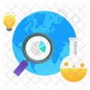 Investigacion Global Exploracion Global Busqueda Global Icono