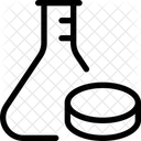 Investigacion En Medicina Estudio De Medicina Investigacion Farmaceutica Icono