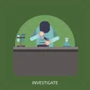 Investigate Experiment Research Icon