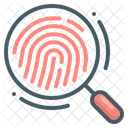 Investigation Fingerprint Identification Fingerprint Icon