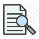 Research Evidence Analysis Icon
