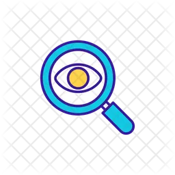 Investigation with magnifier  Icon