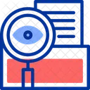 Investigative Journalism In Depth Reporting Deep Investigation Icon
