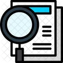 Investigative Report In Depth Inquiry Investigative Journalism Icon