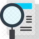 Investigative Report In Depth Inquiry Investigative Journalism Icon